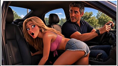 Slutty Stepdaughter Was Fucked By Her Stepfather In The Car