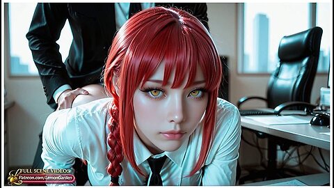 Makima Gets Fucked Hard In The Office Dominating Like A Boss 3d Hentai Ai Generated Anime Porn
