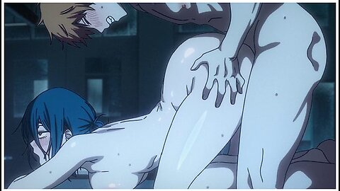 Denji Holds Rezes Hips Tight And Drives His Thick Shaft Deep Inside Her Pussy As She Bites Down Again