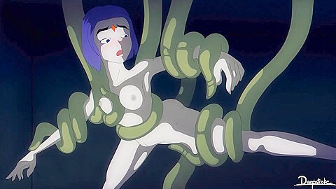 Teen 18+ Titans Beast Boy Double Penetratres Raven With Tentacles And Big Dicks