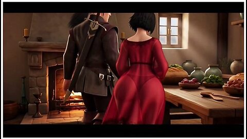 Curvy Scandinavian Woman Prepares Gentle Harvest And Awaits Her Love At Dawn (ai Generated)